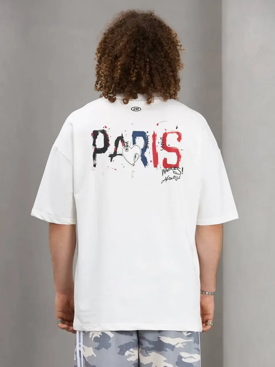 Takavar Paris Oversize Kesim Tasarım Tişört